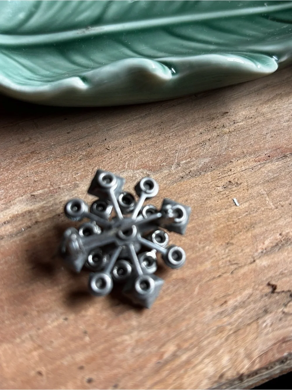 Vintage Blue Crystal Cluster Brooch - Women's Jewelry